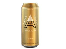 Cerveza Andes Origen rubia lata x 473 cc
