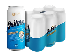 Six pack cerevza Quilmes lata x 473 cc