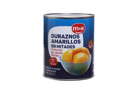 Durazno en mitades MyK