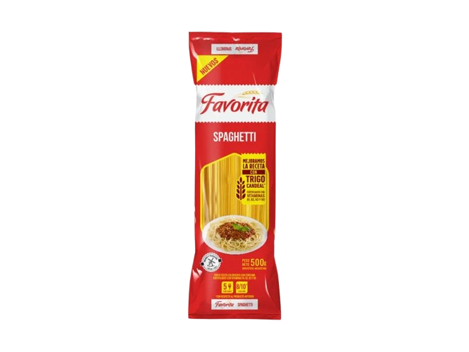 Fideos spaguettis Favorita