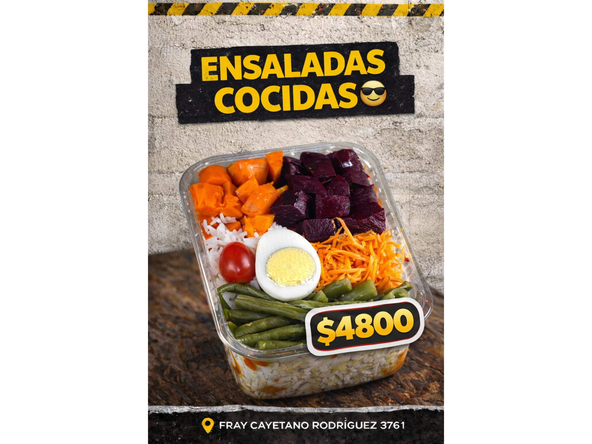 ENSALADA COCIDA CON REMOLACHA