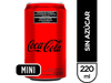 LATA COCA 220ML SIN AZUCAR