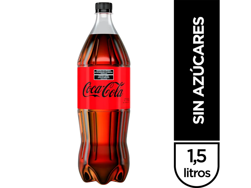 COCA COLA 1.5L SIN AZUCAR