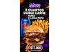 2 CUARTOS DOBLES + PAPAS + 2 LATAS PEPSI