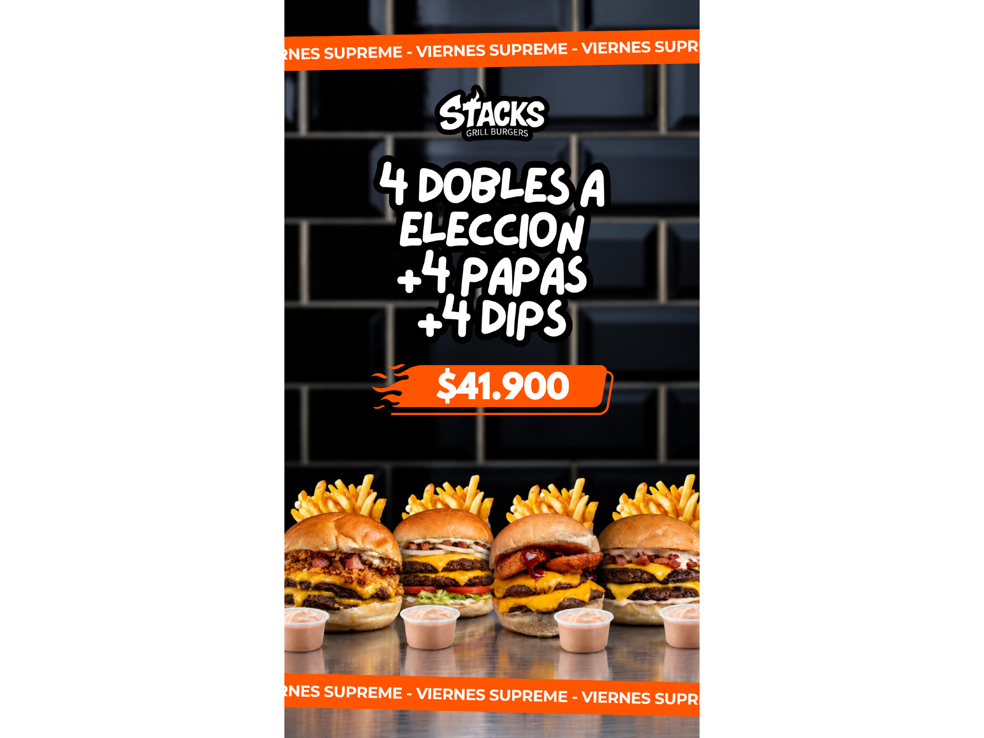 PROMO JUNTADA CON DIPS X4