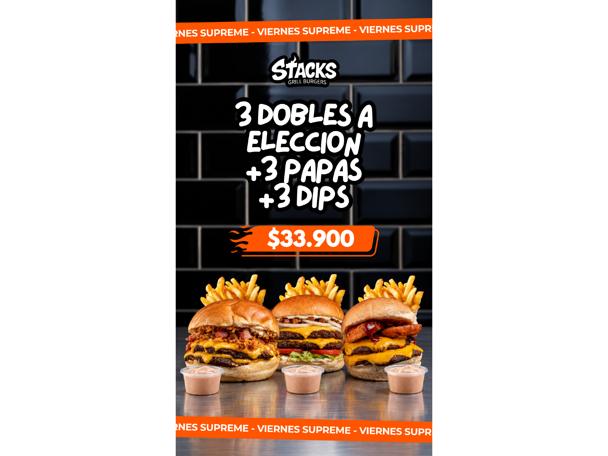 PROMO JUNTADA CON DIPS X3