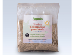 Harina de Sarraceno germinado caramelo - AMOLA - 250 Gr