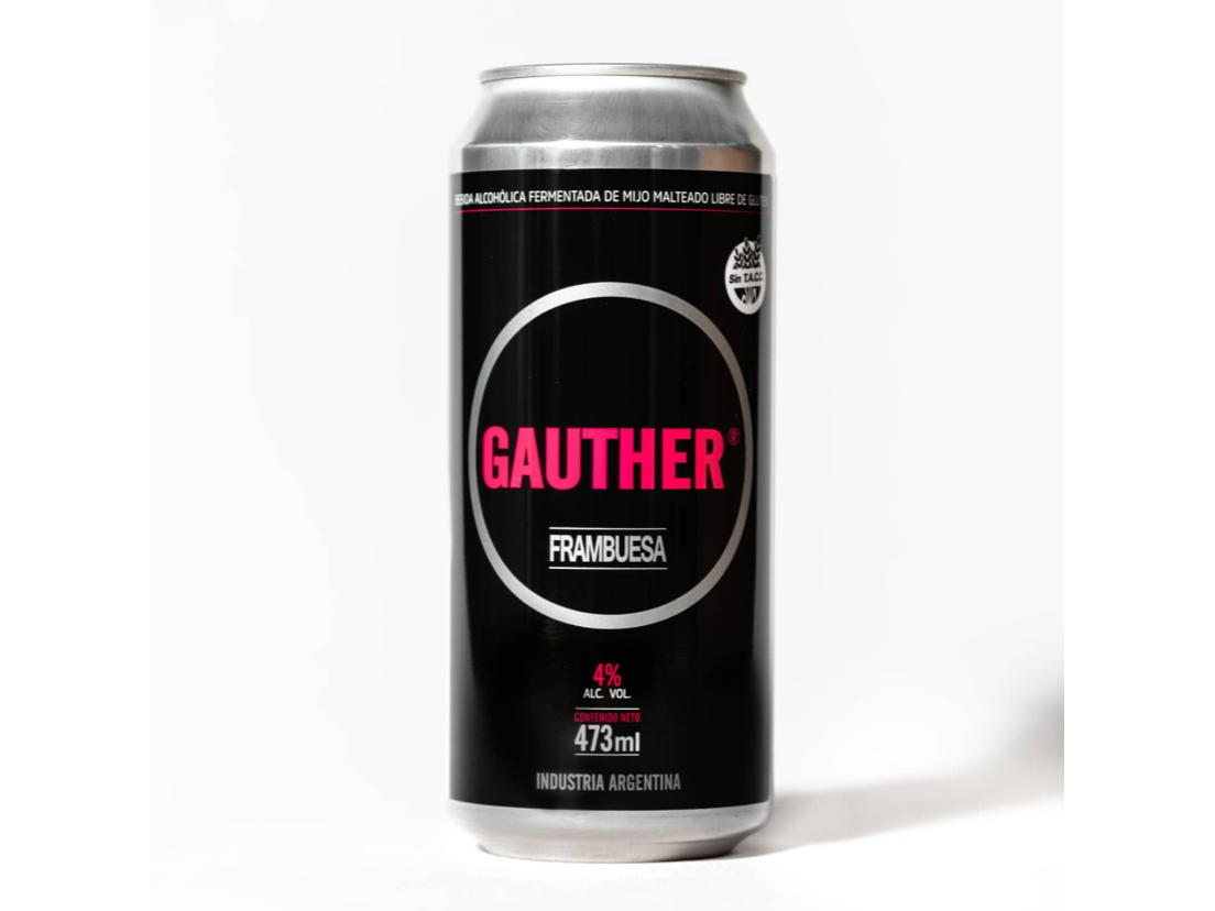 CERVEZA GAUTHER FRAMBUEZA - SIN TACC