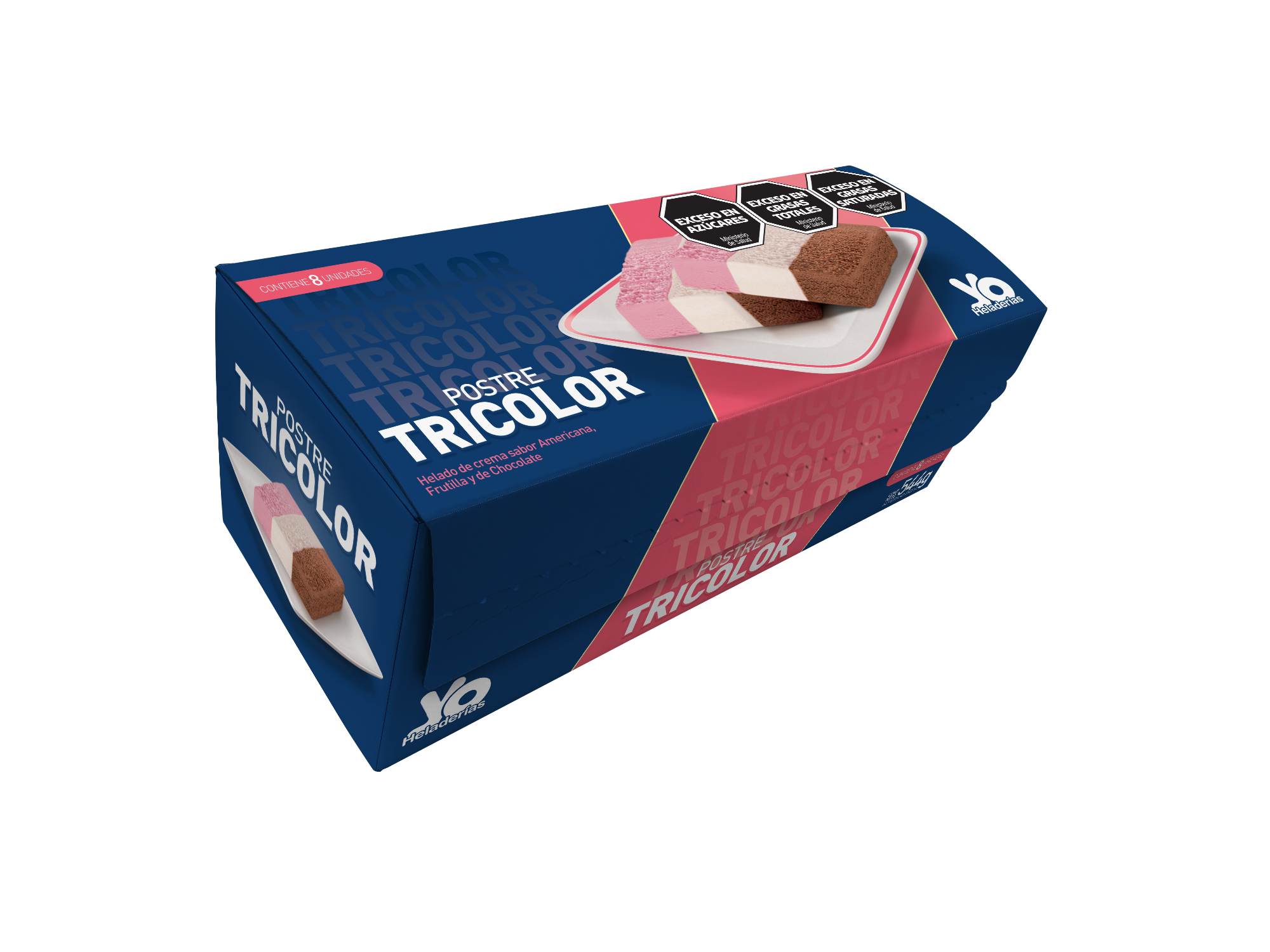 Casata tricolor x8 un