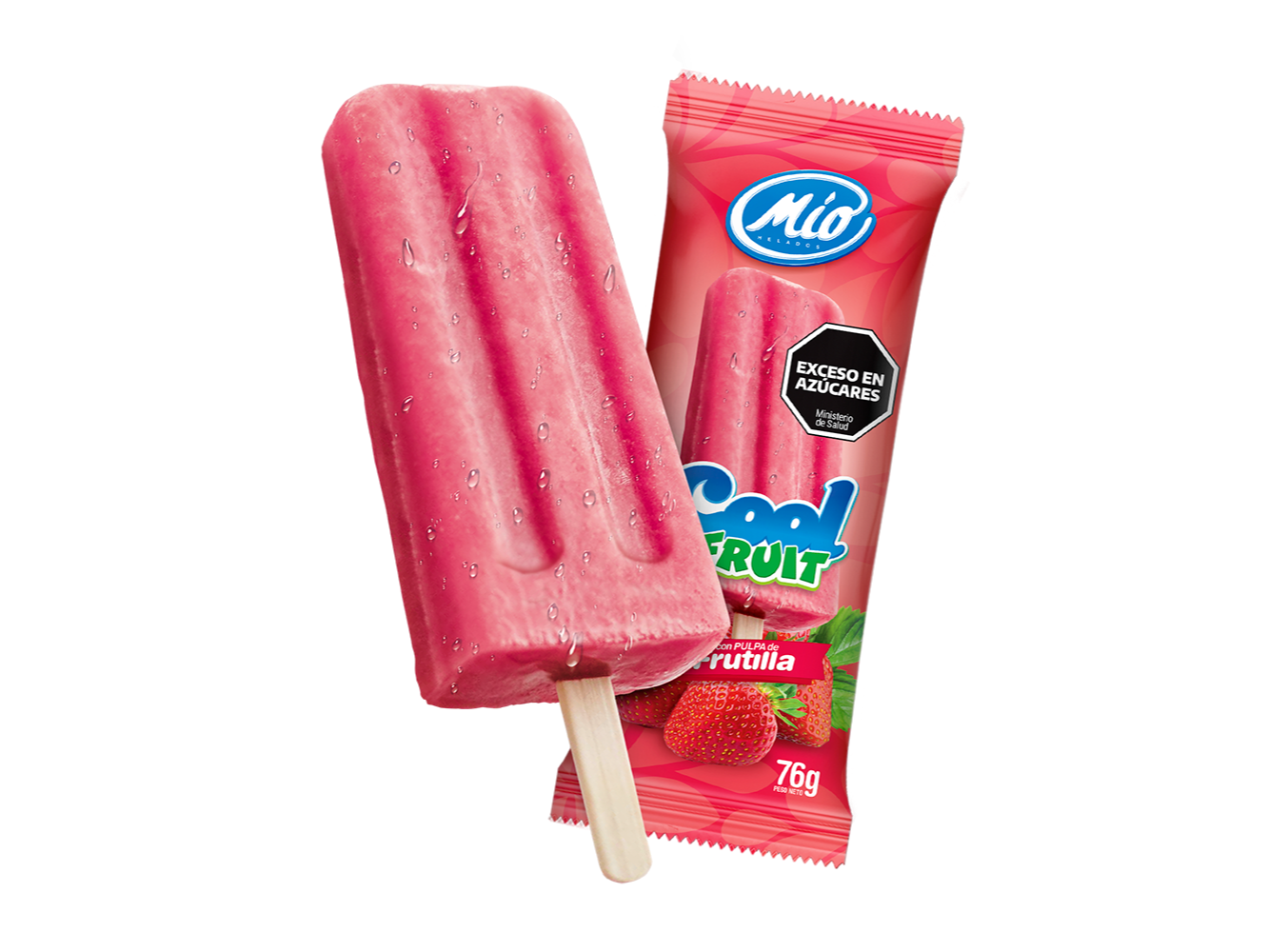 Palito Frutilla al agua