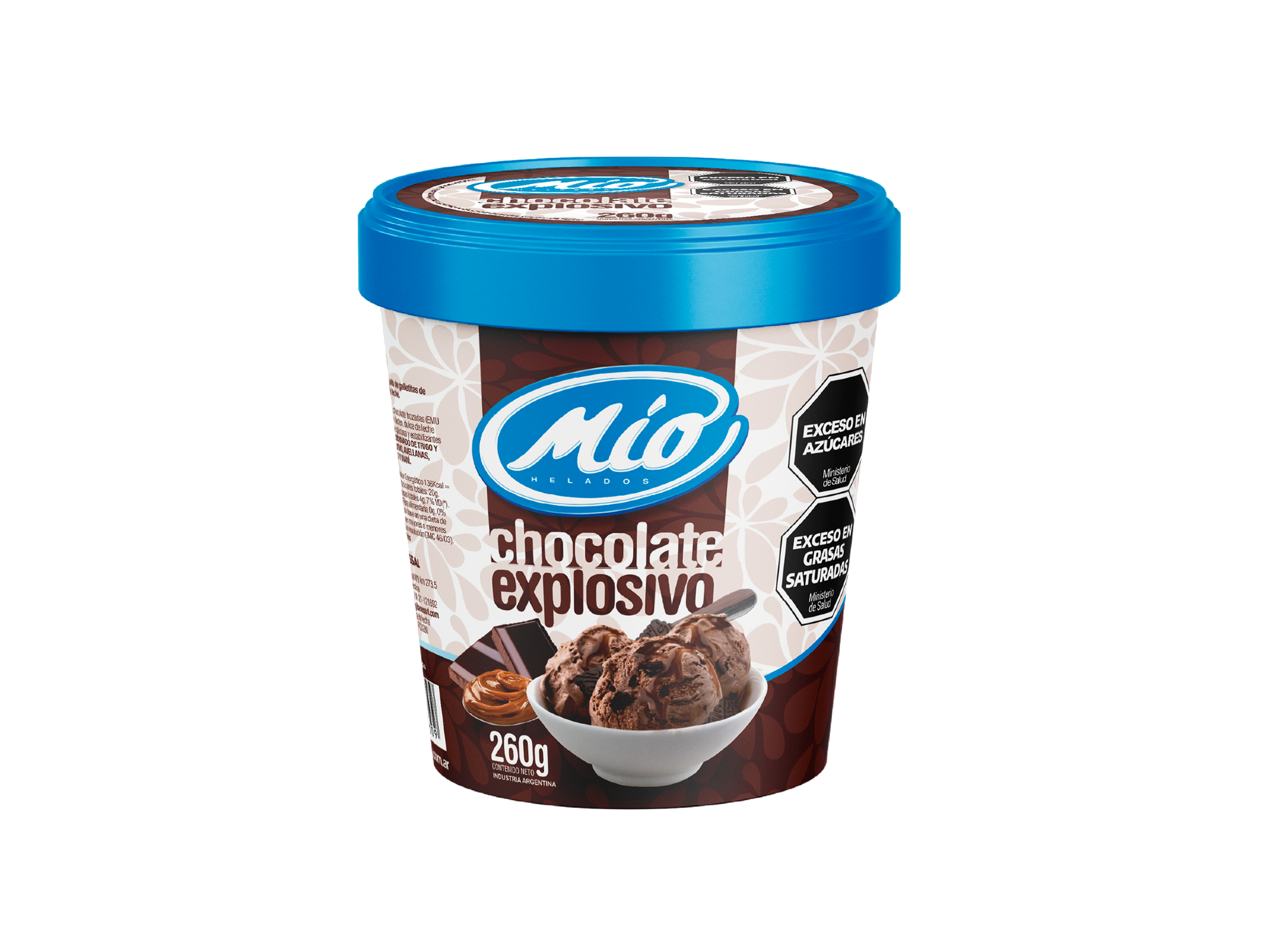 Pote 0,5 lt: Chocolate Explosivo