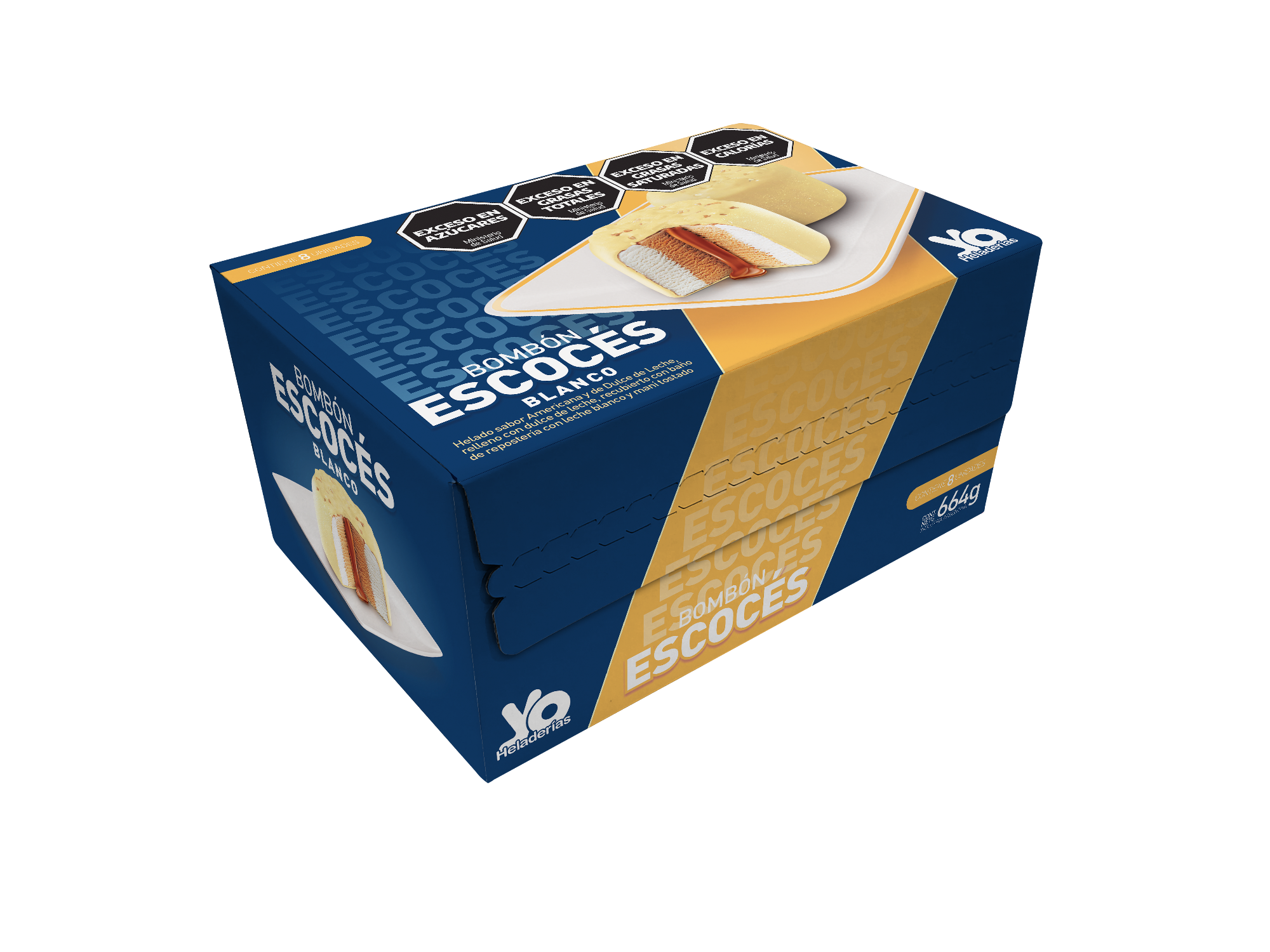 Bombón escocés blanco x8un