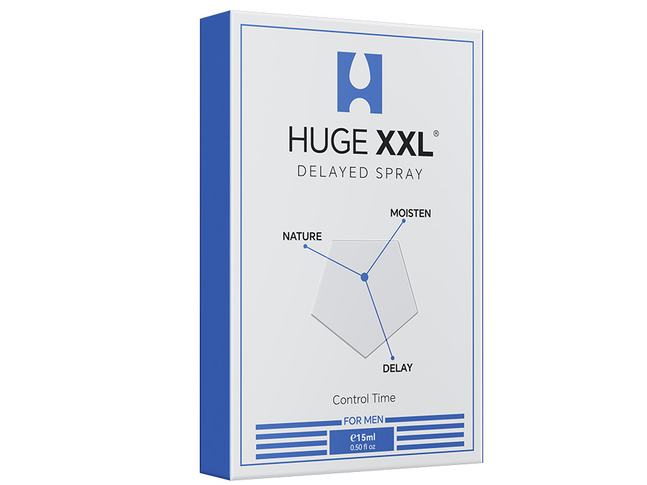 Spray Retardante Masculino HUGE XXL x15ml - Control y Duración Natural