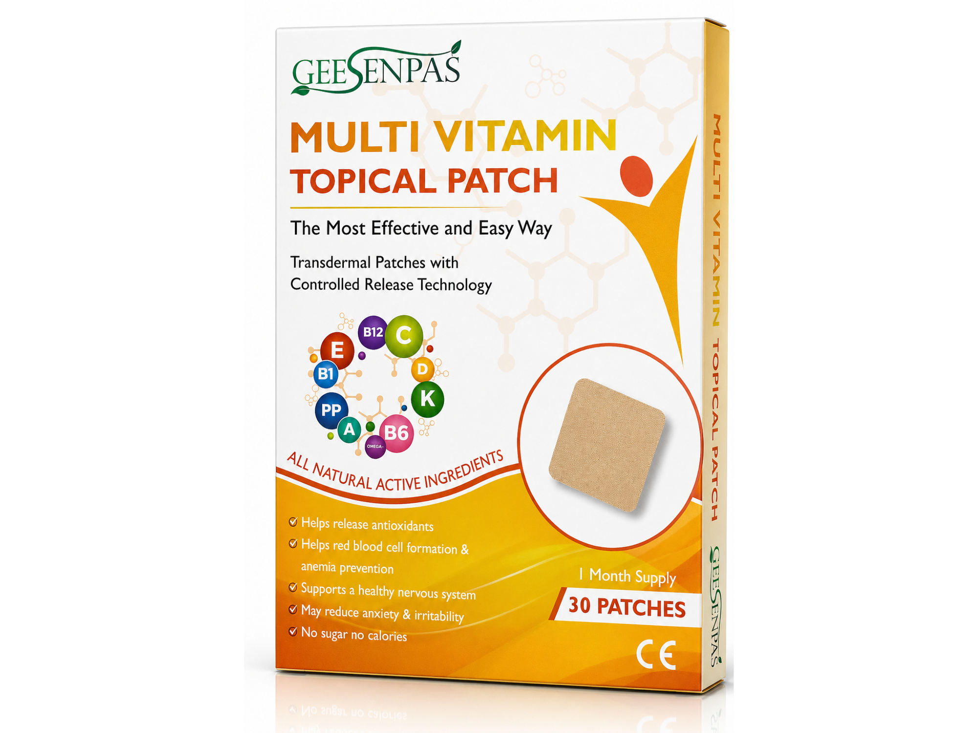 Parche Multivitamínico de Energía (Transdérmico)   x30