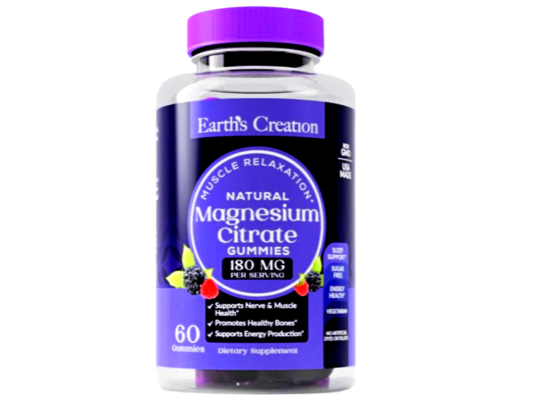 Magnesium Citrate Gummies – Earth’s Creation