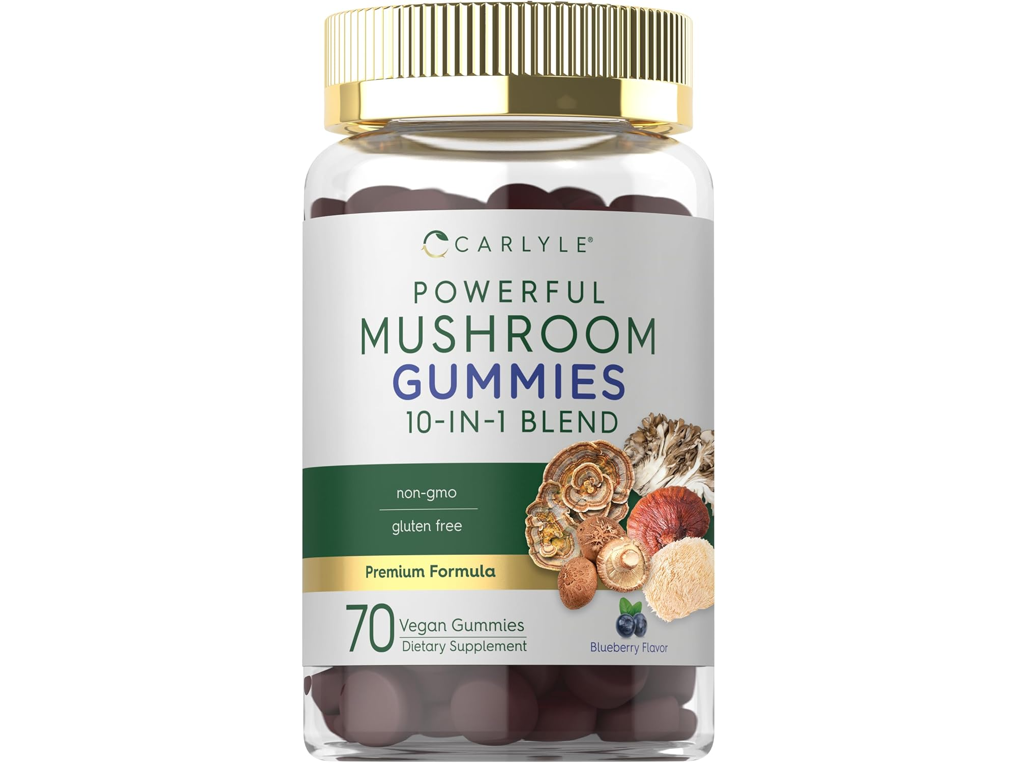 Carlyle Powerful Mushroom Gummies - 10-in-1 Blend