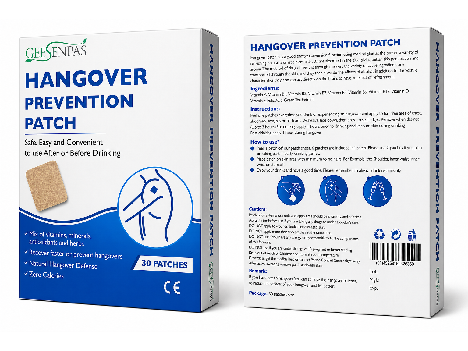 Parche Antiresaca – Prevención Inteligente  x30