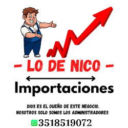 Logo Lo De Nico Importacion