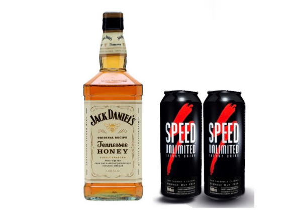 Jack Daniel's Honey 700 Ml + 2 speed XL