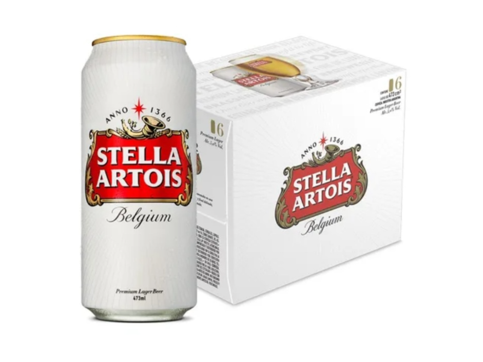 Stella Artois laton pack 4 unidades