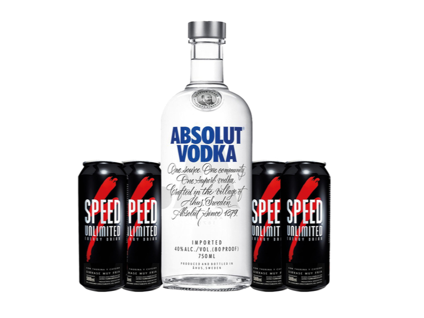 Promo Absolut Saborizado + 2 speed XL (sabor a elección)