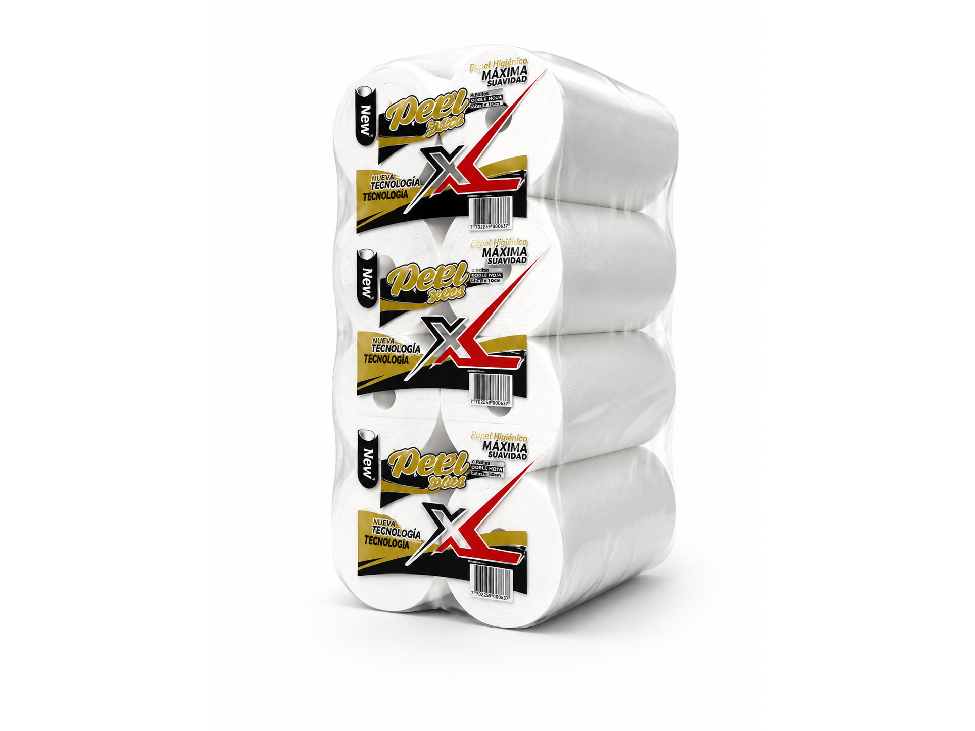 ROLLO COCINA NEW PEL XTREME (XL) 200 PAÑOS X 8U (COD 32) DESNUDO