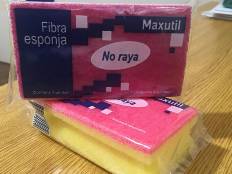 FIBRA ESPONJA ROSA (280)