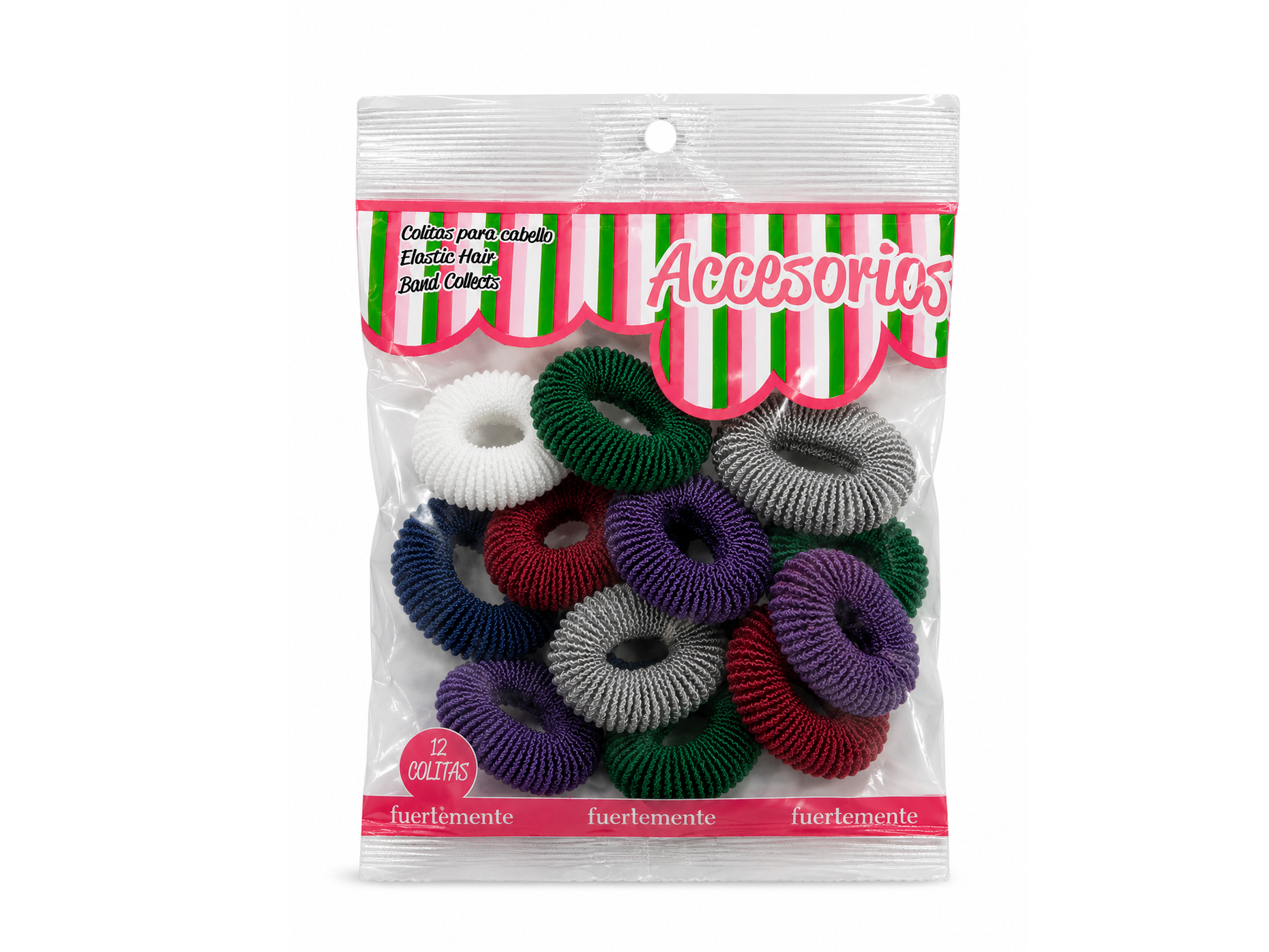 COLEROS PARA EL CABELLO X12 UNIDADES (ACCESORIOS)