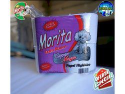(DESDE 50 UNIDADES ) PAPEL (MORITA) 4U X 80MT (VIOLETA)