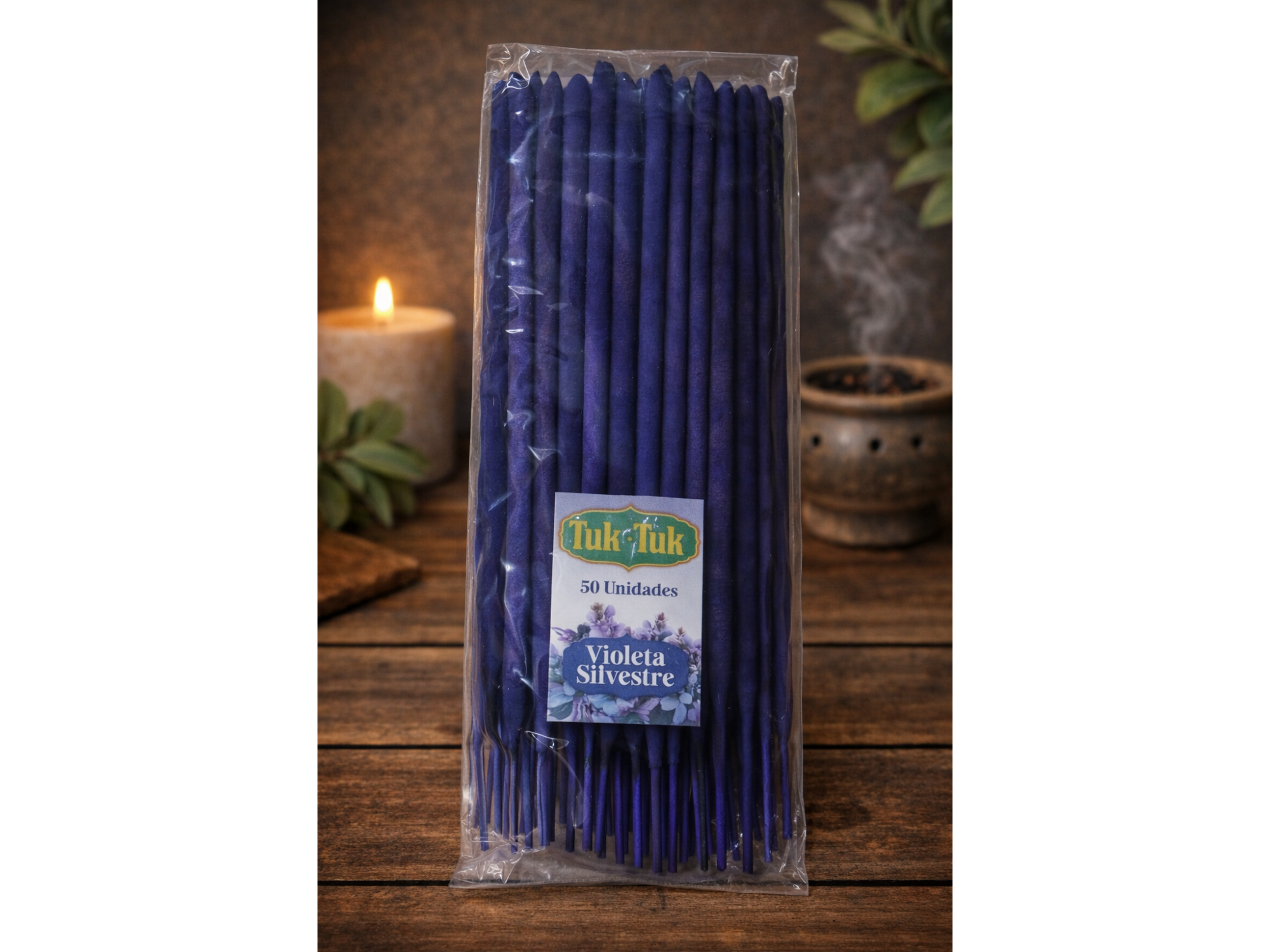 SAHUMERIOS TUK TUK DOBLE EMPASTE VIOLETA SILVESTRE (X50U)