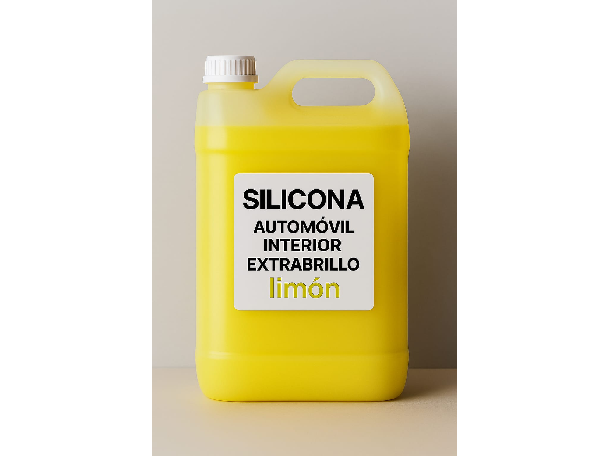 SILICONA EXTRA BRILLO PERUMADA AUTOMÓVILES INTERIOR (LIMÓN)