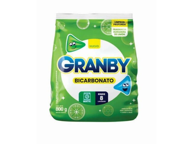 JABON POLVO GRANBY LIMON (MATIC) 800G