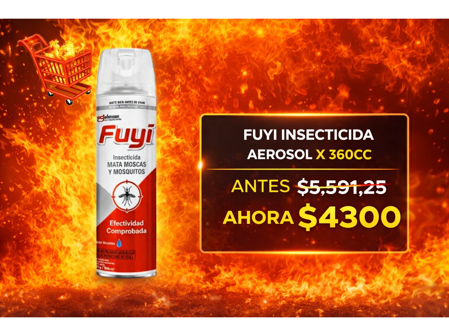 AEROSOL INSECTICIDA FUYI X360CC