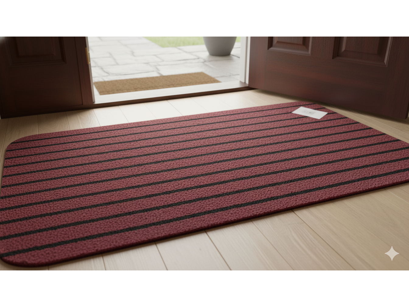 ALFOMBRA DE BIENVENIDA A RAYAS