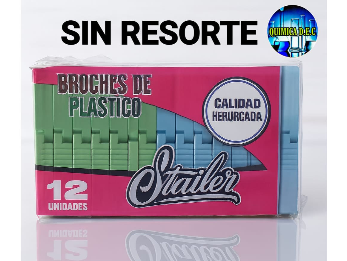 BROCHES ROPA PLASTICO S/RESORTE (STAILER)
