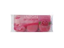 JABON TOCADOR 3X90GR (ROSAS) P/PRECIO