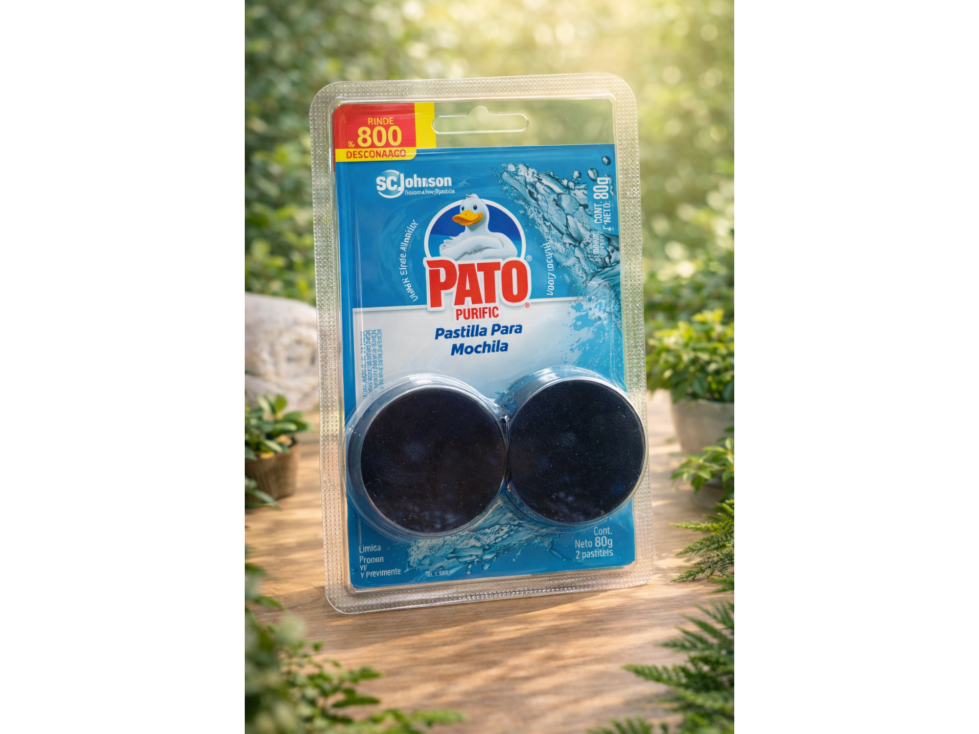 BLOQUE MOCHILA 2X80 GR (PATO)