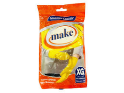 GUANTE AFELPADO AMARILLO MAKE (XG)