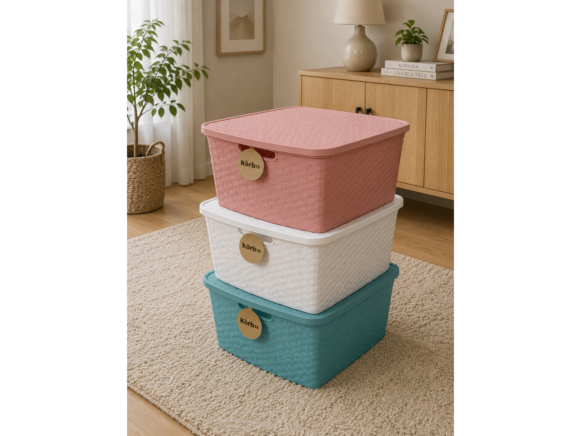CANASTO T/RATAN 15LT 40cmx30cmx18cm - STAR