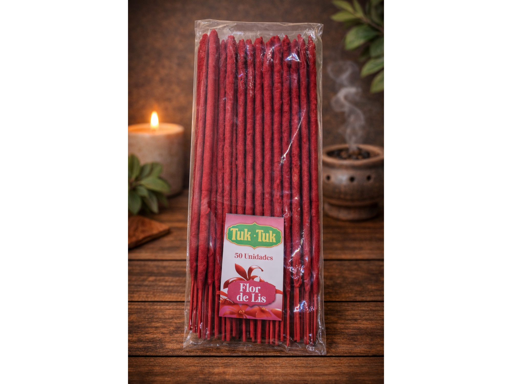 SAHUMERIOS TUK TUK DOBLE EMPASTE FLOR DE LIS (X50U)