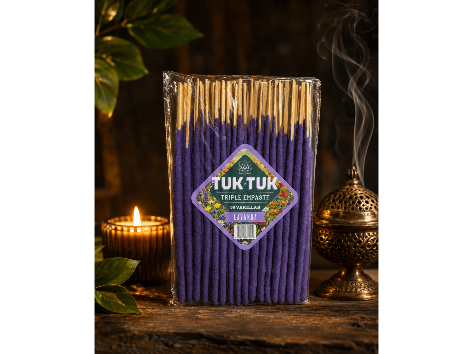 SAHUMERIOS TUK TUK TRIPLE EMPASTE LAVANDA (X50U)