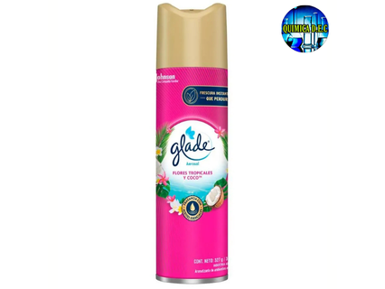 AEROSOL 360CC GLADE P/AMBIENTES (FLORES TROPICALES Y COCO)
