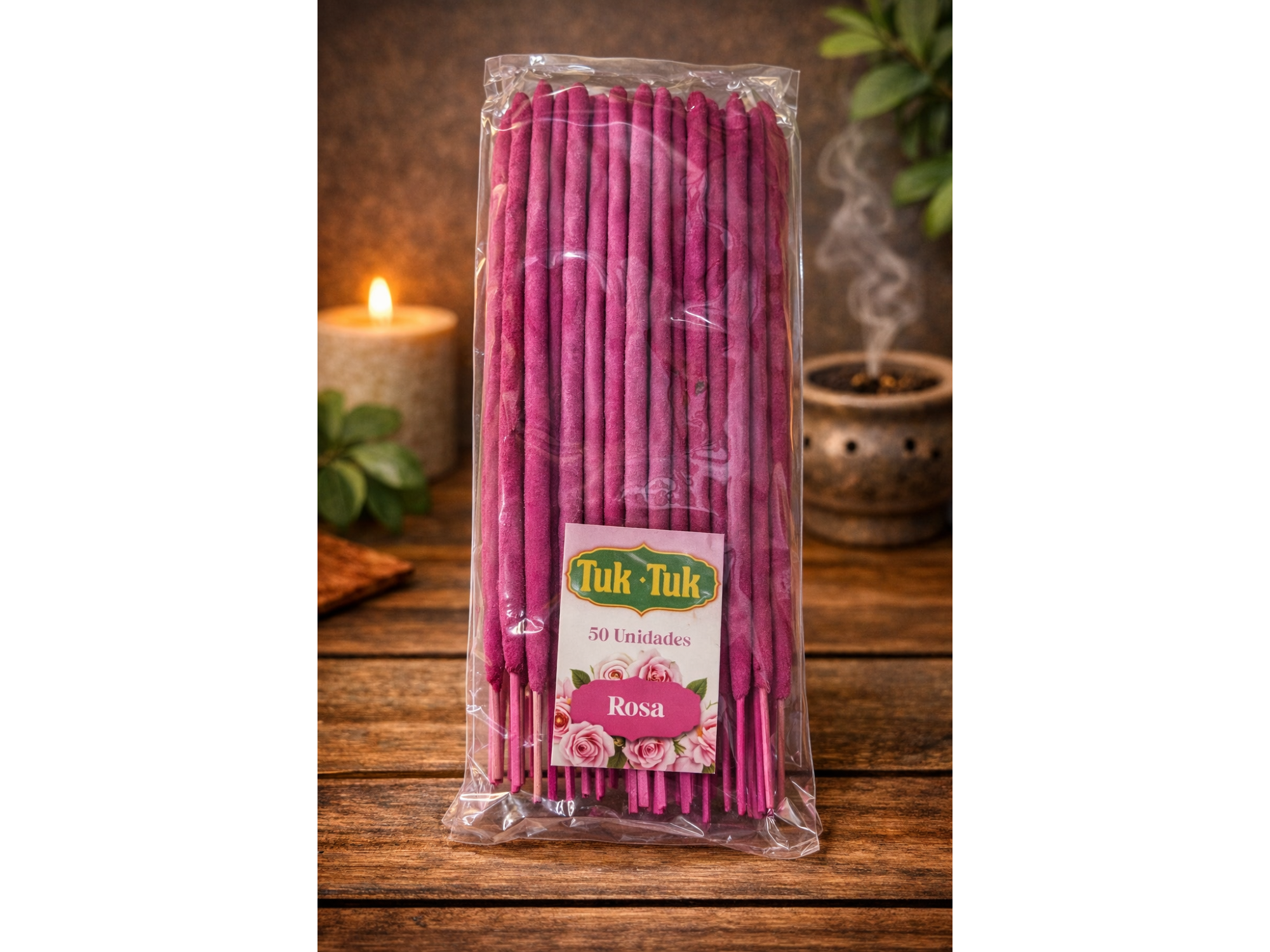 SAHUMERIOS TUK TUK DOBLE EMPASTE ROSA  (X50U)