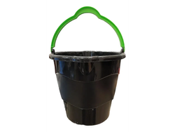 BALDE DE 10 LT DOBLE BOCA NEGRO (STAR)