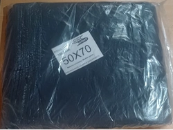 BOLSA CAMISETA 50*70* NEGRA REFORZADA X100U