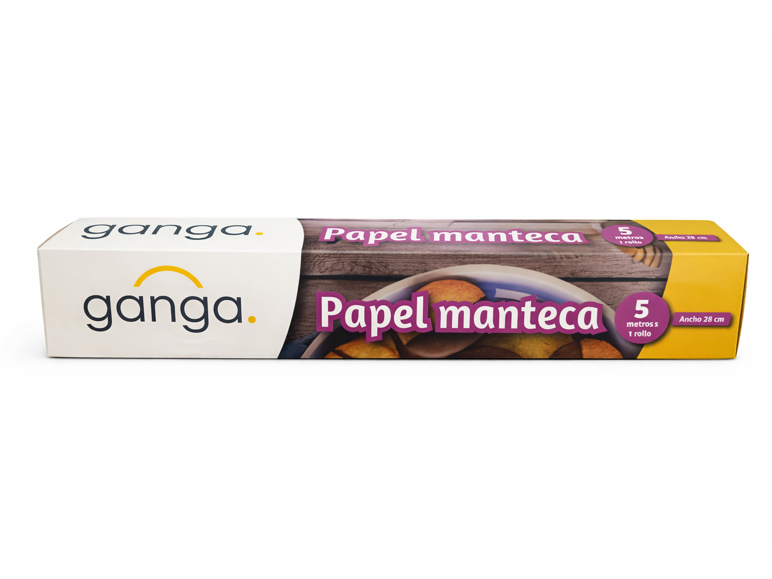 ROLLO PAPEL MANTECA X 5MT GANGA