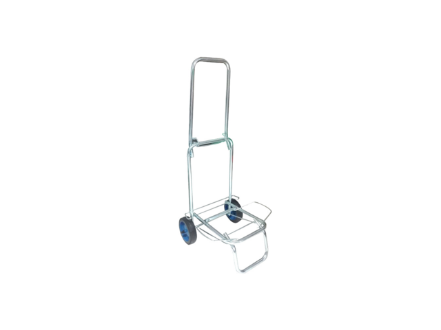 CARRITO PORTA VALIJAS DE CAÑO CROMADO