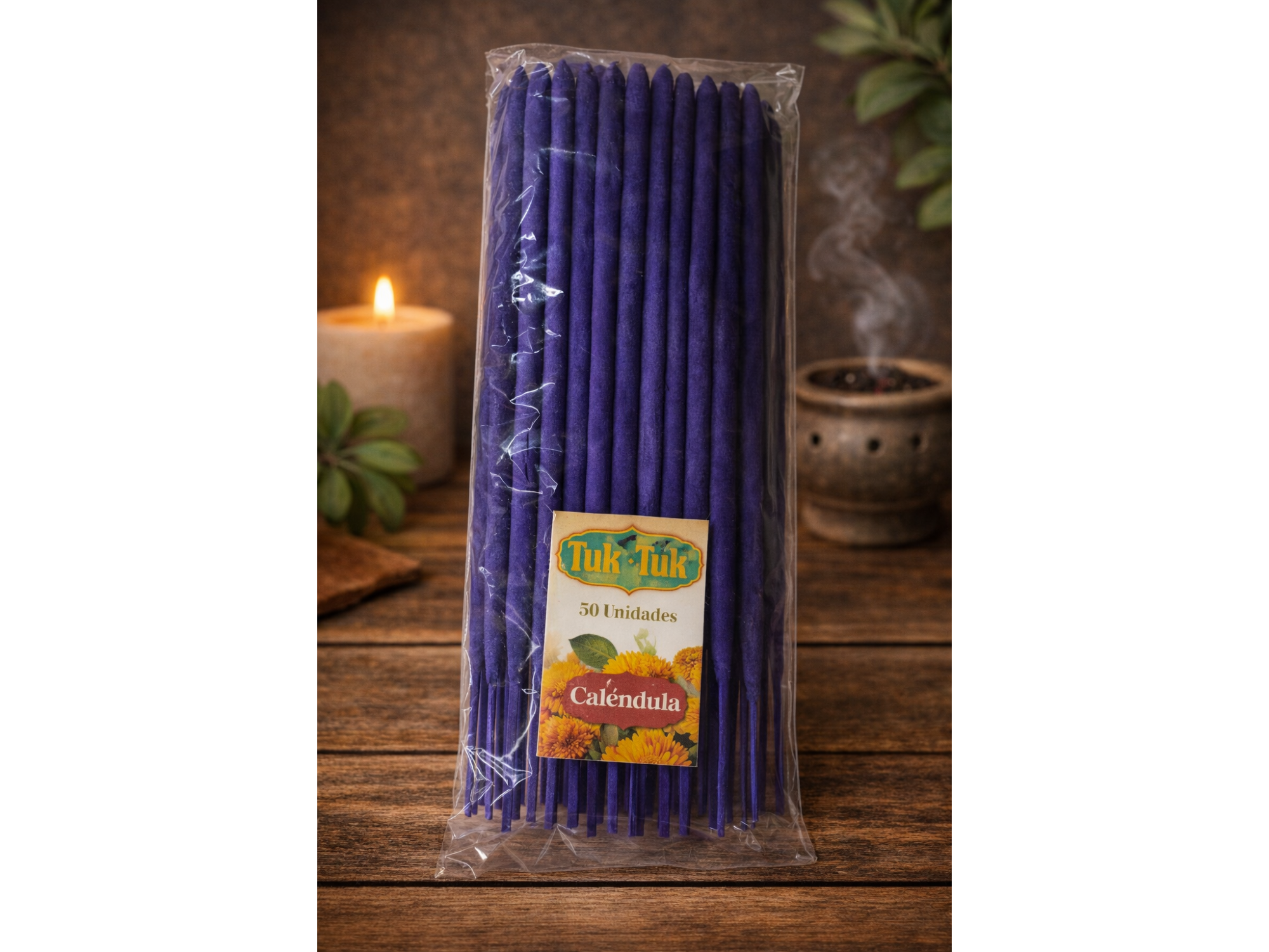 SAHUMERIOS TUK TUK DOBLE EMPASTE CALENDULA (X50U)