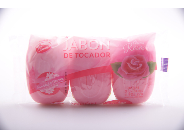 CUPIDO JABON TOCADOR ROSAS 3X80GR
