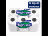 ( DESDE 1 UNIDAD) PAPEL HIGIENICO HIGH-PEL 12UX80MTS